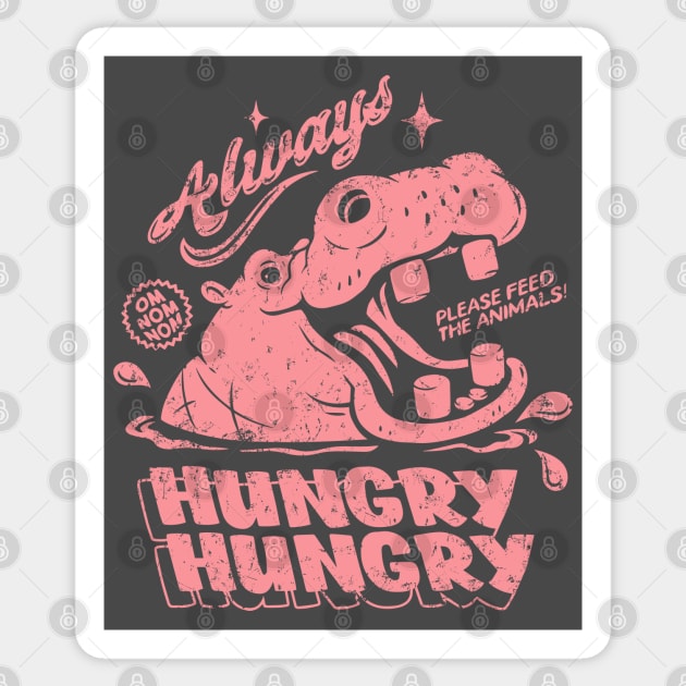 Hippo is Hungry! Sticker by Marianne Martin